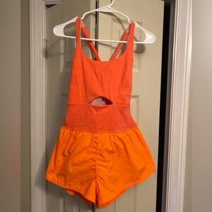 FP Movement by Free People Vibrant Orange Jumpsuit